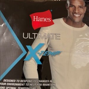 Hanes Ultimate Thermal Crew Neck Black